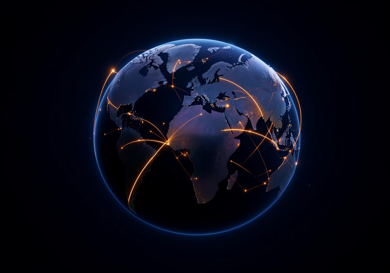 Connected global employment corridors